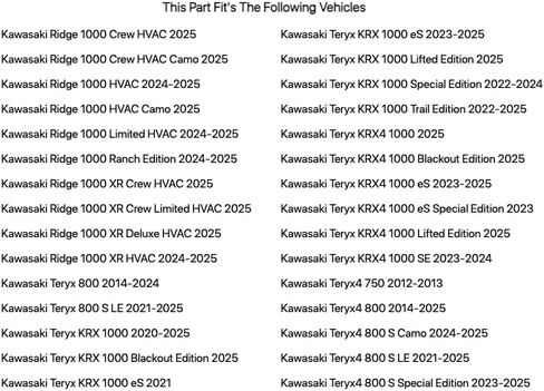 Tusk 4-Stroke Change Change Kit Kawasaki KPO 10W-40 لـ Kawasaki Teryx KRX 1000 2020-2024 in Saudi Arabia