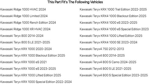 Tusk 4-Stroke Change Change Kit Kawasaki KPO 10W-40 لـ Kawasaki Teryx KRX 1000 2020-2024 in Saudi Arabia