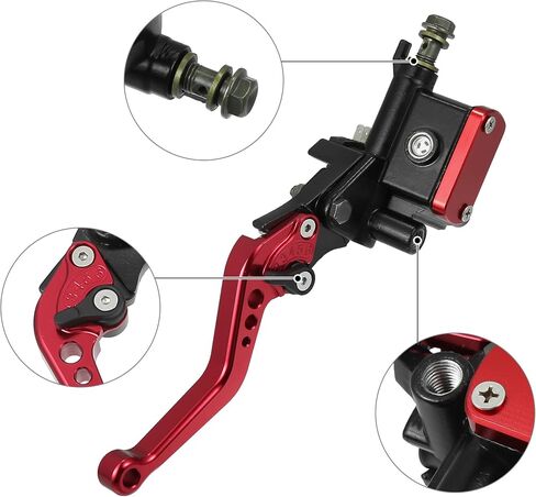 X AutoHaux غادر Universal 7/8 "22 مم الخزان الهيدروليكي للدراجة النارية الفرامل بارك أسطوانة أسطوانة ماجستي in Kuwait