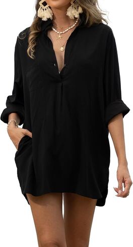 Zoye Chen Classic Women's Beach Shirt Covement in Kuwait
