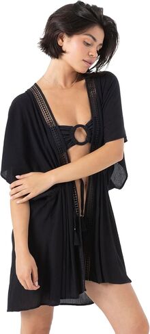 فستان غلاف غير رسمي للسيدات في روكسي-تغطية Sundress & Swimsuit للشاطئ ، بجانب المسبح ، وارتداء المنتجع in Kuwait