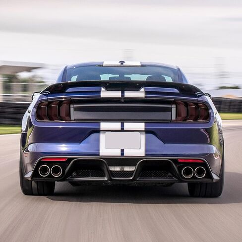 Jimen متوافق مع Ford Mustang 2018-2023 ، 6pcs غطاء ضوء غطاء القطع الإكسسوارات الخارجية in Saudi Arabia