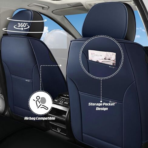 مجموعة أمامية لأغطية مقعد Audi A5 2008-2025 ، واقي مقعد سيارة Nappa المقاوم للماء مع وسادة وغطاء مريح ومقعد مريح (أسود وأحمر) in Saudi Arabia
