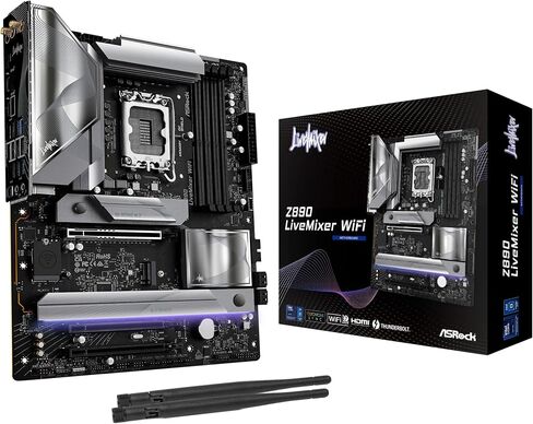 ASRock Z890 Pro-A WiFi 7 اللوحة الأم Intel Core Ultra LGA1851 RL-ILM DDR5 8666 MHz 256 GB ATX اللوحة الأم PCIe 5.0 in Saudi Arabia