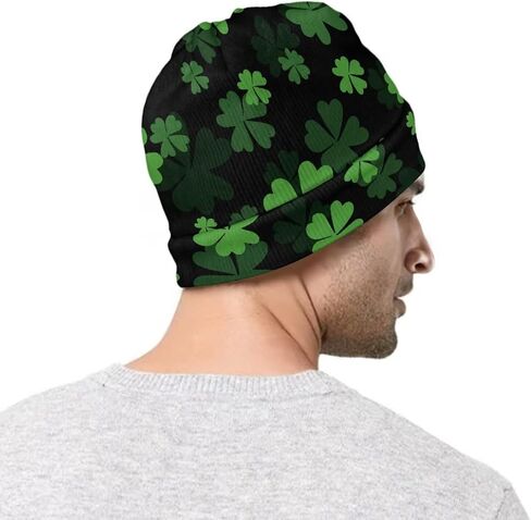 Suobstales Knit Beanie Hats for Women Men Knitted Cuffed Skull Cap Fall Winter Warm Hat in Kuwait