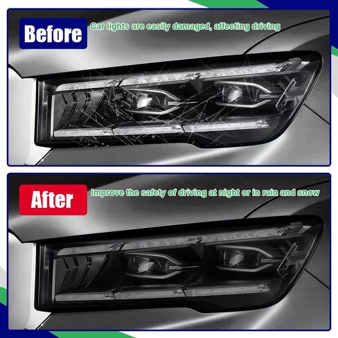 12 × 48 Inch Car Light Tint Film, Tail Light Tint, Car Vinyl Wrap Protector Film, Car Accessories Car Light Self-Adhesive Tint Film Universal for Cars Auto Modification Cover (Light Black) in Saudi Arabia