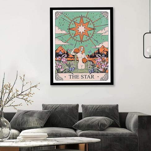 Kichang Flower Framed Paint حسب الرقم للبالغين من القماش ، طلاء DIY بواسطة أرقام أرقام للفنون الفنية للحرف المبتدئين للبالغين مع فرشين للطلاء ، مجموعة طلاء أكريليك لديكور الجدار المنزلي-8x12in in Kuwait