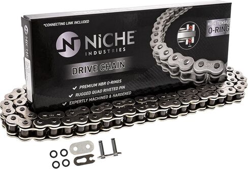 NICHE Drive Sprocket Chain Combo for Suzuki GSXR1000 Front 17 Rear 42 Tooth 530VM-X X-Ring 114 Links in Saudi Arabia