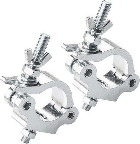 Clamps for Lights Stage Lighting Accessories, Lighting O Clamp Dj Light Pole Clamp Quick Release Truss Clamp, 40mm-52mm Half Coupler Hanging Bracket Stage Light Clamp Moving Head Light Hooks for Truss in Kuwait