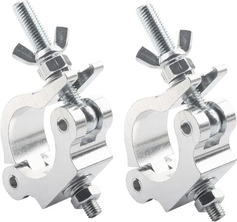 Clamps for Lights Stage Lighting Accessories, Lighting O Clamp Dj Light Pole Clamp Quick Release Truss Clamp, 40mm-52mm Half Coupler Hanging Bracket Stage Light Clamp Moving Head Light Hooks for Truss in Kuwait