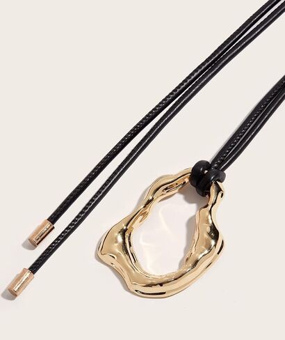 Women PU Leather Tie Belt Metal Buckle Double Strap Skinny Belts in Kuwait