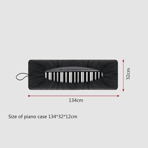 2 piano keyboard dust covers, stretchable electronic piano dust protection cover, complete set of music keyboard protection covers, suitable for various key instruments (61 button) in Saudi Arabia