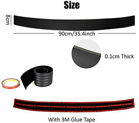 Xotic Tech Front Rear Bumper Corner Edge Lip Guard Protector Anti Collision, M Color Sport, Compatible with BMW in Saudi Arabia