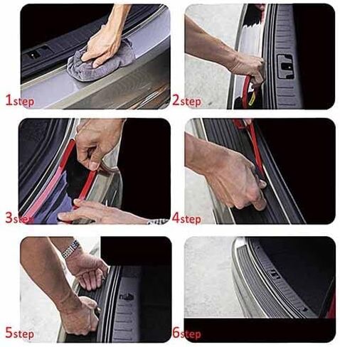 Xotic Tech Front Rear Bumper Corner Edge Lip Guard Protector Anti Collision, M Color Sport, Compatible with BMW in Saudi Arabia