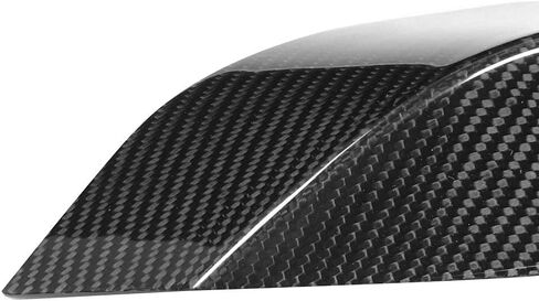 Front Bumper Cover, Carbon Fiber Front Bumper Air Vent Eyelid Covers Fit for /M4 F80 F82, Black in Saudi Arabia