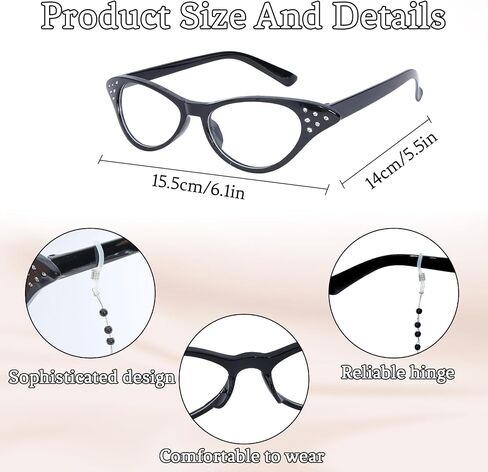 5 Pcs Old Lady Costume Set Grandma Granny Glasses Eyeglasses Chain Pearl Necklace Bracelet for Women Granny Halloween Costume in Kuwait