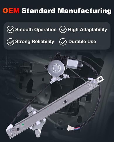 cciyu Power Window Regulator With Motor Replacement for 1992-1996 for Toyota Camry Rear Left Driver Side in Saudi Arabia