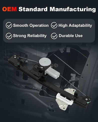 Cciyu Power Window منظم مناسبة لعام 2013-2018 لنيسان Altima w/Motor Assembly الجانب الأيمن in Saudi Arabia