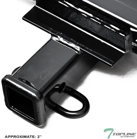 7422438419491 Compatible with 1995-2004 Toyota Tacoma Class 3 III Black 2" Receiver Trailer Hitch in Kuwait