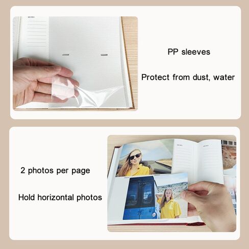 Photo Albums 4x6 Pictures with Writing Space 200 Photos with Slip in Pockets Memory Book for Family Wedding Keepsake Book for Anniversary Travel Dog (Blue) in Saudi Arabia
