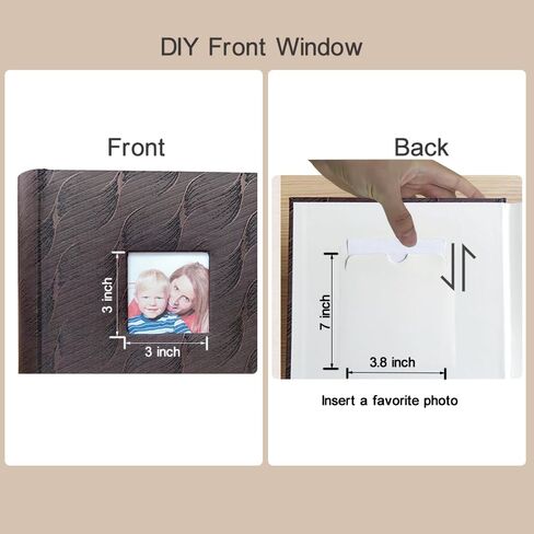 Photo Albums 4x6 Pictures with Writing Space 200 Photos with Slip in Pockets Memory Book for Family Wedding Keepsake Book for Anniversary Travel Dog (Blue) in Saudi Arabia