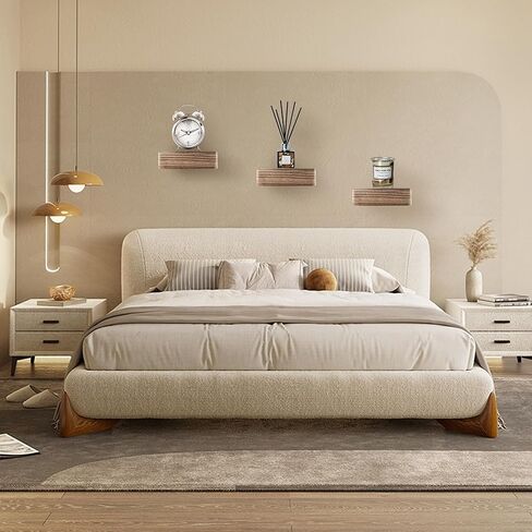 Small Floating Shelf,Set of 1 Display Ledges for Wall,Mini Shelves,Wood Shelf for Bedroom Living Room Bathroom Kitchen (6 Inch, Carbonized Black) in Kuwait