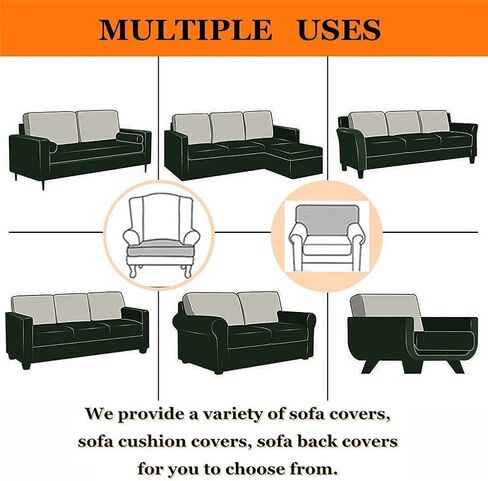 Stretch Sofa Back T-Cushion Slipcover Soft Polar Fleece Sofa Backrest Covers Non-Slip Couch Back Cushion Covers for Living Room (Color : Navy Blue, Size : Left+Right) in Saudi Arabia
