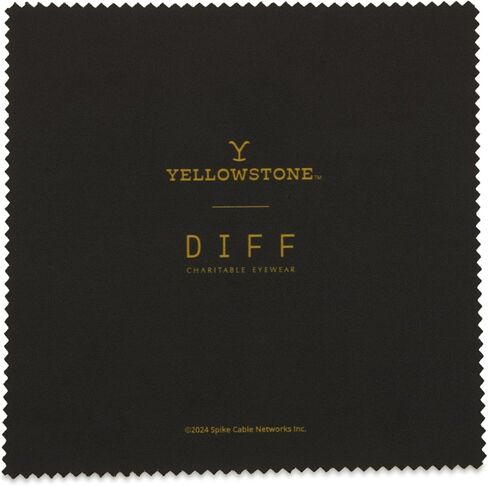 DIFF Yellowstone Sunglasses Rip Wheeler Designer Oversized Navigator Sunglasses for Men and Women UV400 Polarized Protection, Western Gold + Marbled Brown w/Bold Brown in Saudi Arabia