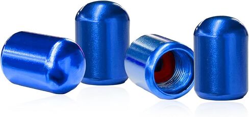 4PCS Car Tire Valve Stem Caps, Aluminum Air Valve Cap Dustproof Wheel Valve Cover, Corrosion Resistant Universal Tyre Stem Cover Airtight Cap for Car Bicycle Motorcycle Truck (Gray) in Saudi Arabia