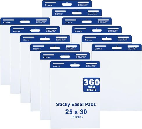 كوميكس لزجة وسادة الحامل ، 25 × 30 بوصة ورقة مخطط الوجه للمعلمين ، ورقة الحامل العصي الكبير للاخبينات الدراسية في المكاتب ، 30 ورقة/وسادة ، 8 وسادات/حزمة in Kuwait