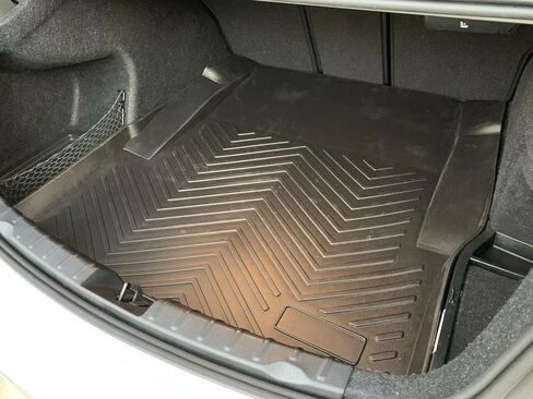 Cargo Liner - Trunk Mat for BMW 3-Series F30 M3 F80 Sedan 2012-2018 – Weather-Resistant Trunk Mats for Cars with Raised Lip – Non-Slip Car Trunk Mat Rubber – Laser Pre-Cut Design in Saudi Arabia