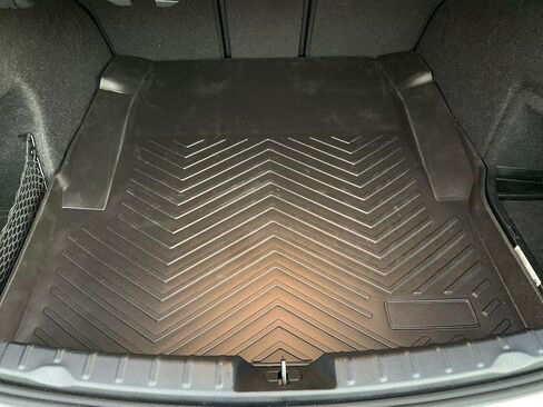 Cargo Liner - Trunk Mat for BMW 3-Series F30 M3 F80 Sedan 2012-2018 – Weather-Resistant Trunk Mats for Cars with Raised Lip – Non-Slip Car Trunk Mat Rubber – Laser Pre-Cut Design in Saudi Arabia