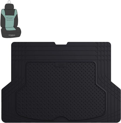 FH Group F16406 Premium Trimmable Rubber Cargo Mat (Black) with Gift- Universal Fit for Cars Trucks and SUVs in Saudi Arabia