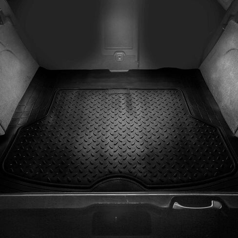 FH Group F16406 Premium Trimmable Rubber Cargo Mat (Black) with Gift- Universal Fit for Cars Trucks and SUVs in Saudi Arabia