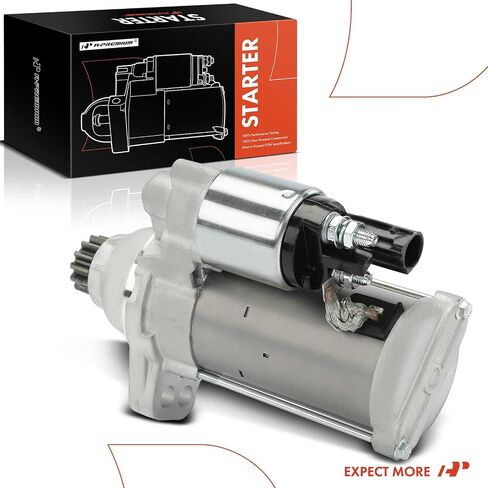 A-Premium Starter Motor Compatible with Volkswagen Jetta 2016-2020/2022-2023, Tiguan 2018-2023, Atlas 2018-2023, GTI 2019/2022-2023, Arteon 2019-2021 & Audi Q3, 12V 1.5kW 13-Teeth Counter Clockwise in Saudi Arabia