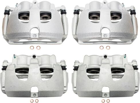 TRQ Brake Caliper Set Compatible with 2009-2010 Dodge Ram 2500 Ram 3500 2012 Ram 1500 2011-2018 2500 3500 in Saudi Arabia
