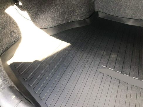 Cargo Liner - Trunk Mat for Honda Accord Sedan & Coupe 2013-2017 – Weather-Resistant Trunk Mats for Cars with Raised Lip – Non-Slip Car Trunk Mat Rubber – Laser Pre-Cut Design in Saudi Arabia