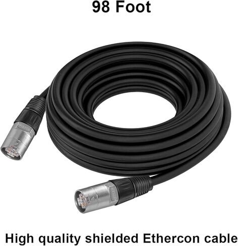 صندوق ثعبان فرعي ذو 4 قنوات فوق كابل إيثركون موسع متعدد لإضاءة المسرح واستوديو التسجيل - قناة XLR/AES/DMX فوق كابل إيثرنت Cat5/Cat5E/Cat6/Cat7 المحمي كابل XLR (1 ذكر + 1 أنثى) in Kuwait