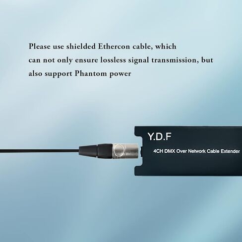 صندوق ثعبان فرعي ذو 4 قنوات فوق كابل إيثركون موسع متعدد لإضاءة المسرح واستوديو التسجيل - قناة XLR/AES/DMX فوق كابل إيثرنت Cat5/Cat5E/Cat6/Cat7 المحمي كابل XLR (1 ذكر + 1 أنثى) in Kuwait