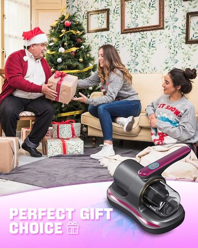 مكنسة كهربائية للمراتب، مكنسة كهربائية للسرير محمولة مع ضوء الأشعة فوق البنفسجية، تقنية الموجات فوق الصوتية والتدفئة، فلتر HEPA، مكنسة كهربائية لاسلكية للمراتب والأريكة وشعر الحيوانات الأليفة والسجاد in Kuwait