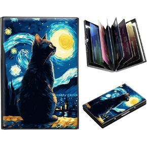 RFID Blocking Metal Wallet - Slim Aluminum Credit Card Holder for Men & Women with ID Window, Business Card Slot Secure Compact Minimalist Wallet,Dog Paw Print in Kuwait