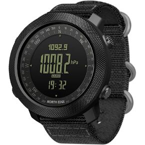 Military Tactical Watch for Men Military Watches for Men Digital Wrist Watches for Sports Outdoors, Pedometer, Compass, Calories, Durable Nylon Band in Saudi Arabia