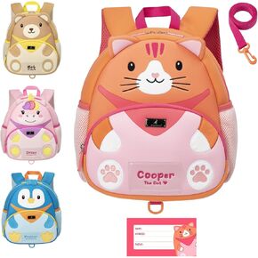 حقيبة ظهر BabbleRoo للأطفال الصغار، حقيبة ظهر للأطفال - ناعمة وخفيفة ومريحة ومقاومة للماء من النيوبرين حقيبة ظهر صغيرة لطيفة مع أشرطة عاكسة آمنة، حقيبة ظهر لطيفة على شكل حيوان - دوني ذا دينو in Kuwait