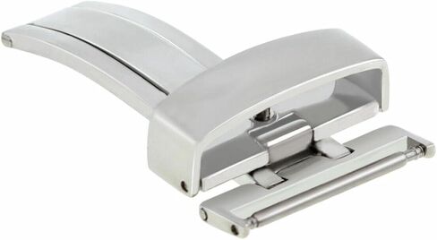 Ewatchparts 14-24mm Single Fold Deployment Clasp Watch Buckle Stainless Steel in Saudi Arabia