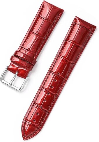 CongYi 12mm 14mm 16mm 18mm 20mm 22mm Patent Leather Watch Band Replacement Genuine Leather Watch Strap Wrist Bracelet Wristband in Saudi Arabia