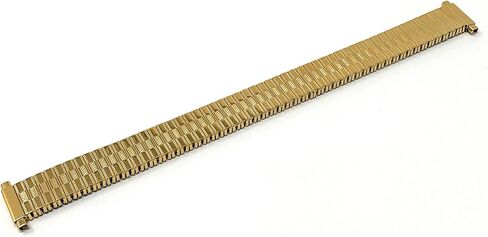 Bandini Stainless Steel Stretch Watch Band, Straight End, Metal Expansion Strap, No Buckle - Silver, Silver/Gold Tone - 10mm, 11mm, 12mm, 13mm, 14mm, 18mm, 19mm, 20mm, 21mm, 22mm in Saudi Arabia