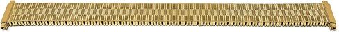 Bandini Stainless Steel Stretch Watch Band, Straight End, Metal Expansion Strap, No Buckle - Silver, Silver/Gold Tone - 10mm, 11mm, 12mm, 13mm, 14mm, 18mm, 19mm, 20mm, 21mm, 22mm in Saudi Arabia