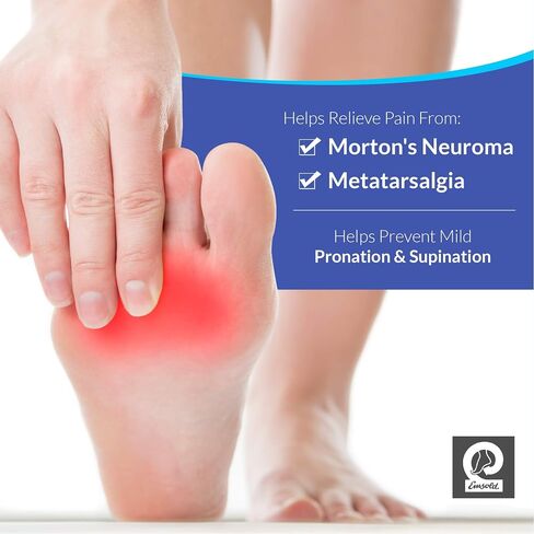 Emsold Ultra Thin Orthotic with Metatarsal Pad and Deep Heel Cup – Semi-Rigid Arch Support Insole for Men and Women – Relieves Pain from Plantar Fasciitis, Morton’s Neuroma and Metatarsalgia in Saudi Arabia