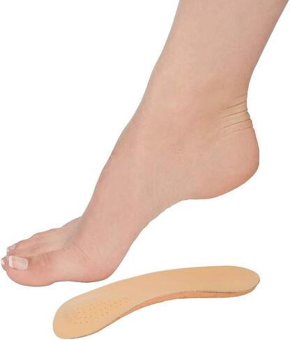 Emsold Ultra Thin Orthotic with Metatarsal Pad and Deep Heel Cup – Semi-Rigid Arch Support Insole for Men and Women – Relieves Pain from Plantar Fasciitis, Morton’s Neuroma and Metatarsalgia in Saudi Arabia