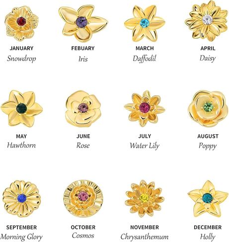 Personalized Birthstone Bracelet for Women – Dainty Custom Birth Flower Jewelry – Elegant Gift with Birthstone Choice – Thoughtful Keepsake for Special Occasions in Saudi Arabia